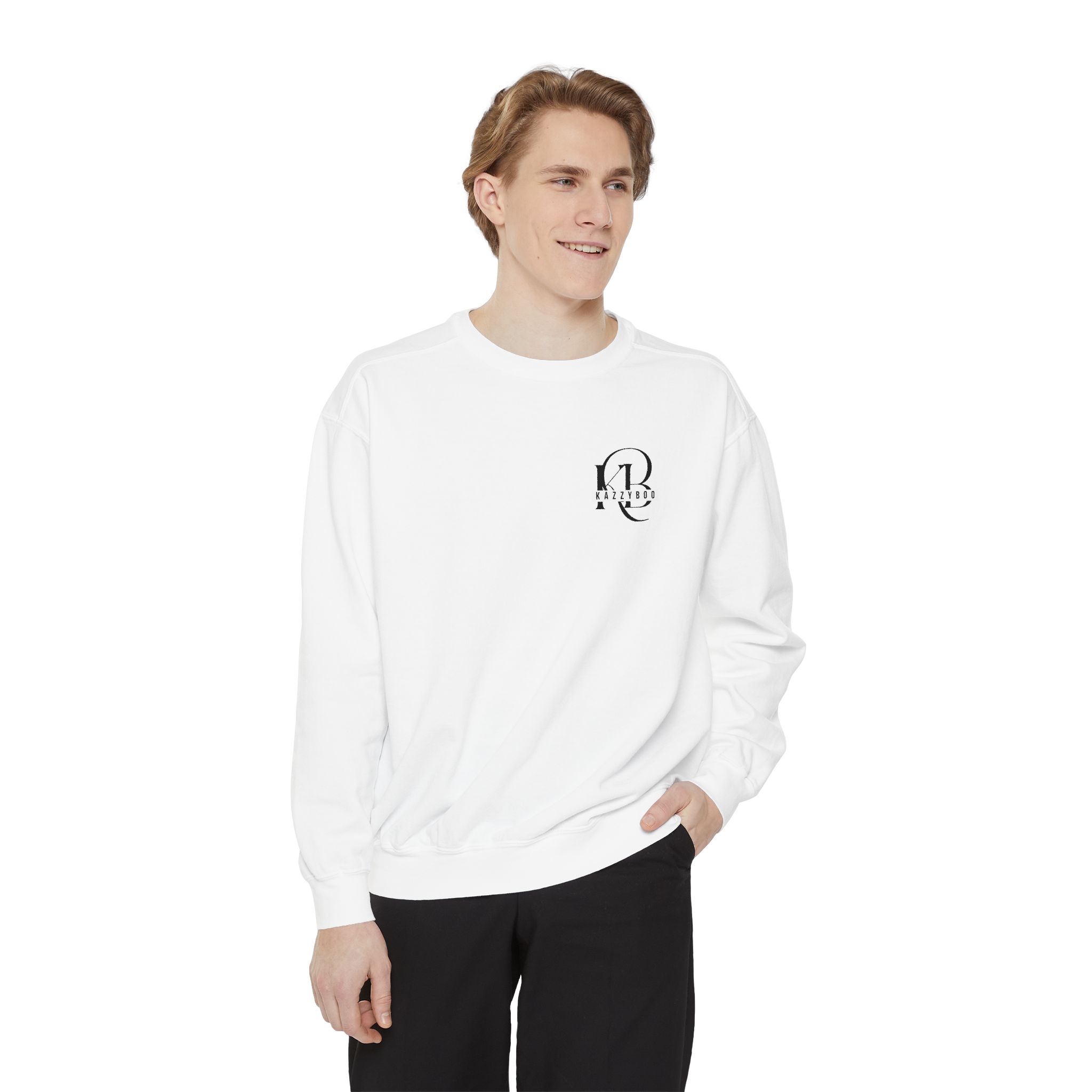 Minimal Logo Sweatshirt — Small Chest Crest Crewneck