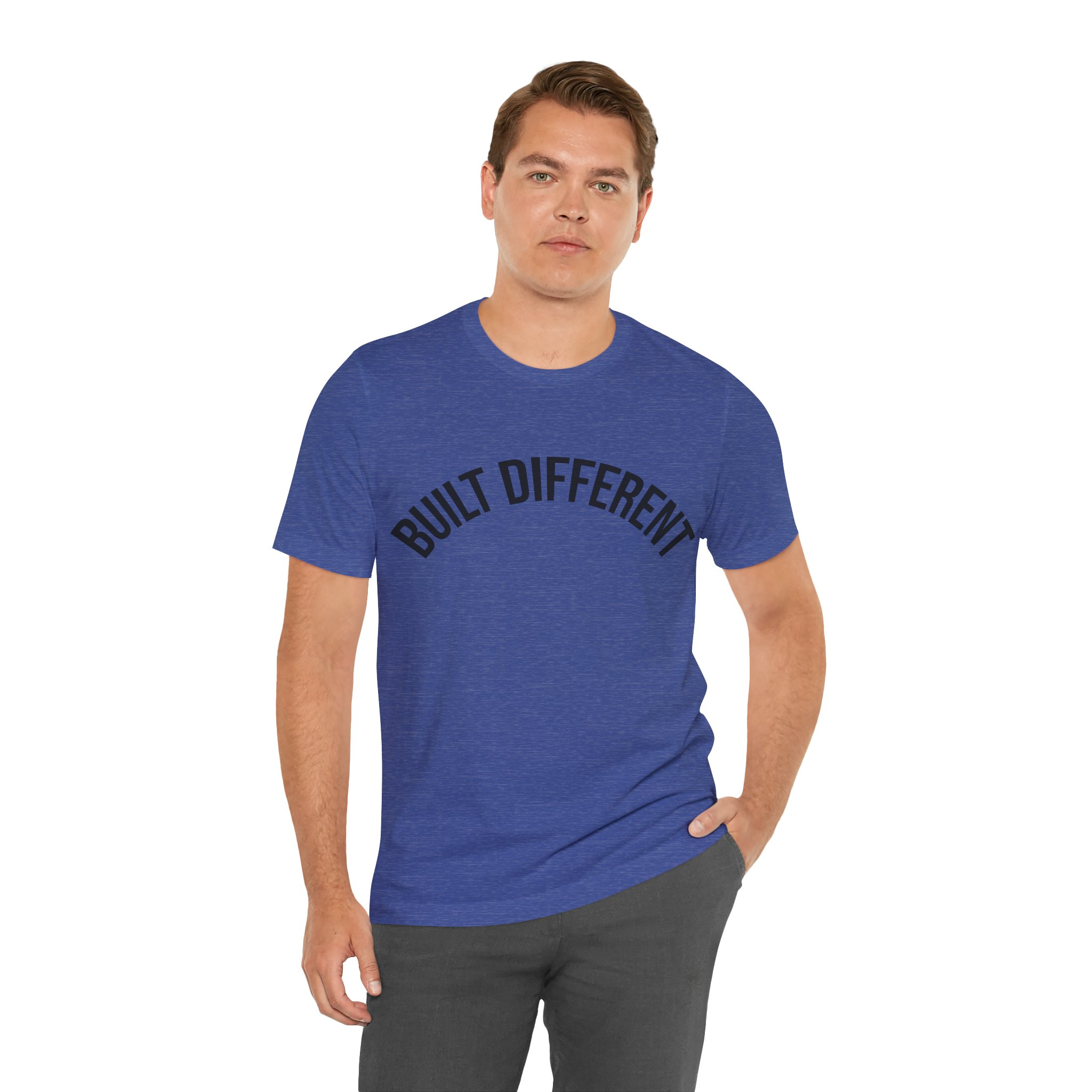 Built Different T-Shirt — Motivational Graphic Mens Tee